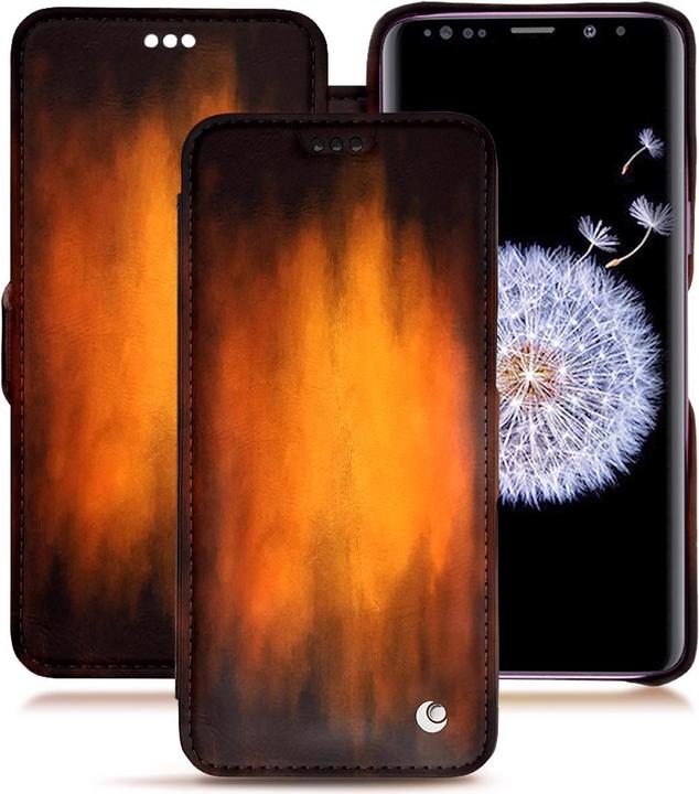 Productafbeelding Noreve Lederen omslag horizontaal (Samsung Galaxy S9+)