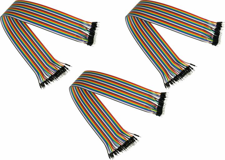 Kabelmeister Jumper Wire 40-Pin trennbare Adern für Arduino, Raspberry Pi etc., Stecker an Stecker