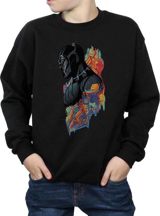 Produktbild Black Panther Profile Sweatshirt Jungen (152, 158)