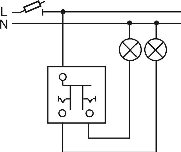 Actual product image Busch-Jaeger Rocker switch Series connection 2CKA001042A1031