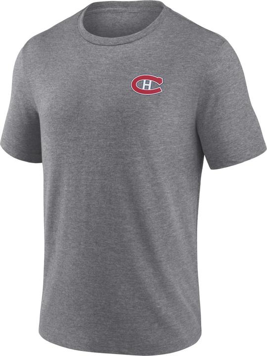 Image du produit Fanatics Montreal Canadiens Tri-Blend Backprint Shirt heather grey (L)