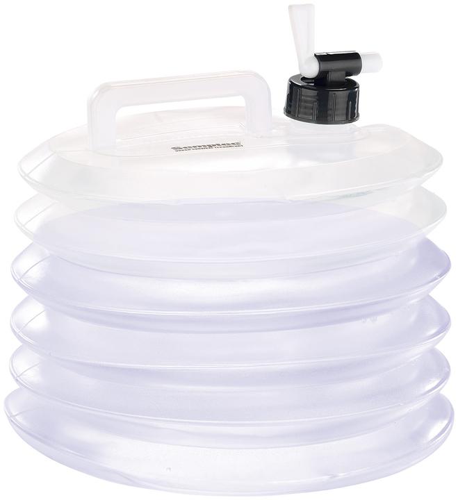 Image du produit Semptec Bidon d'eau pliable avec robinet, 10 l, rond, alimentaire