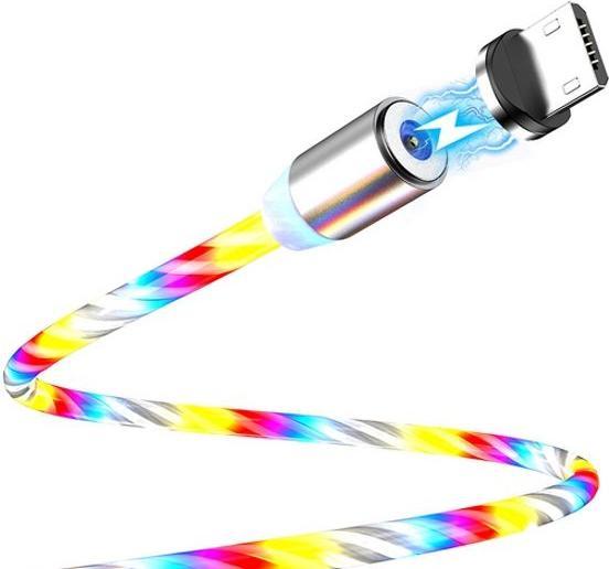 Immagine prodotto Floveme Cavo di ricarica Micro USB a LED (1 m, USB 2.0)