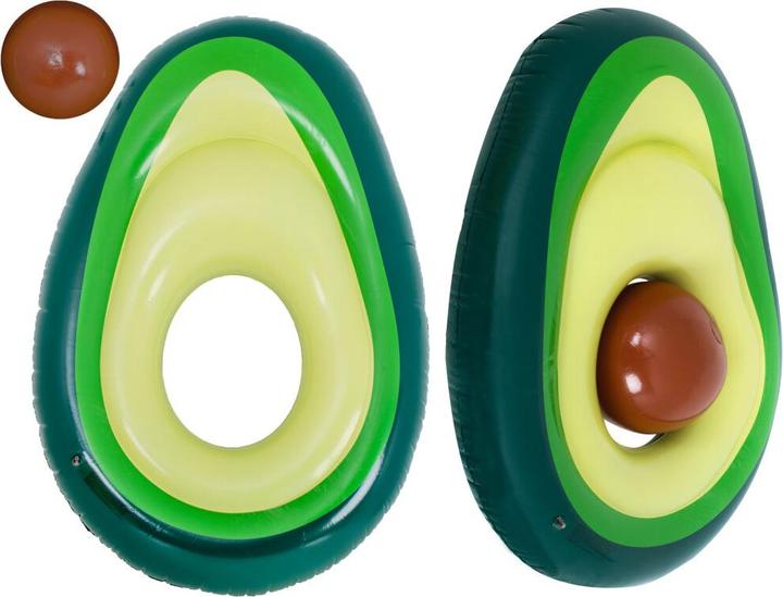 Produktbild Kik Aufblasbare Matratze zum Schwimmen mit Avocado-Ball mit Samen 150cm XL
