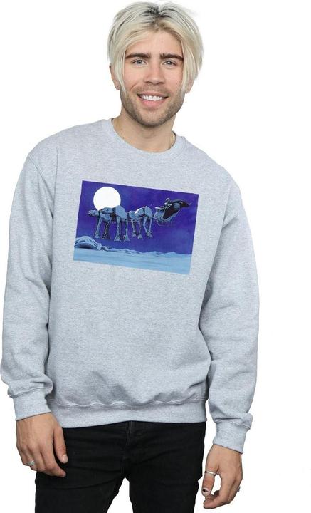 Immagine prodotto Star Wars Christmas AT-AT Sleigh Felpa Uomo (XL)
