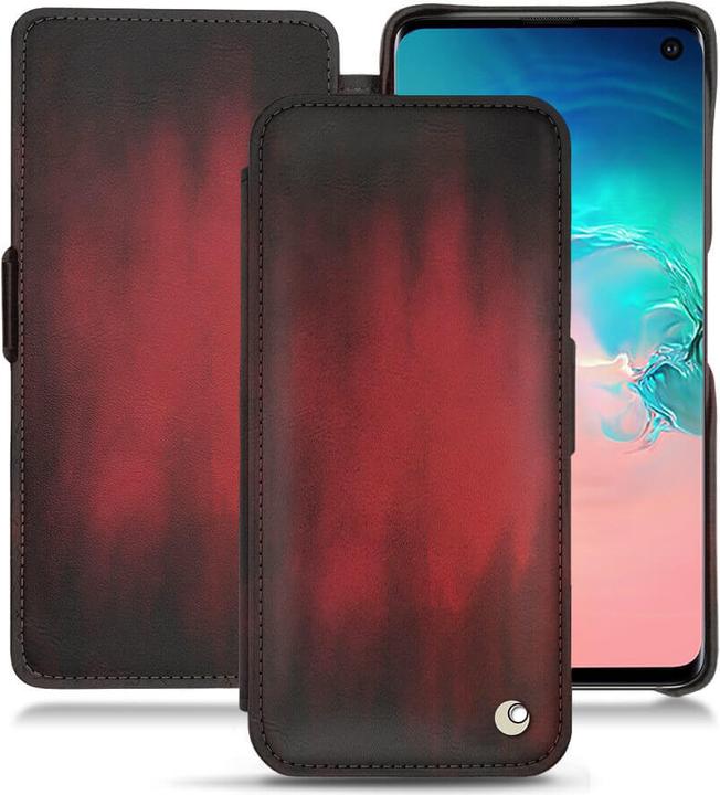 Productafbeelding Noreve Lederen omslag horizontaal (Samsung Galaxy S10e)
