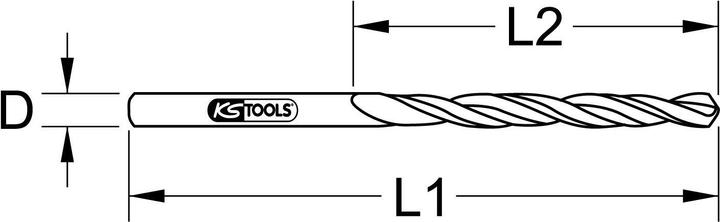 Image du produit KS Tools Foret hélicoïdal HSS-G CO 5 (16 millimètres)