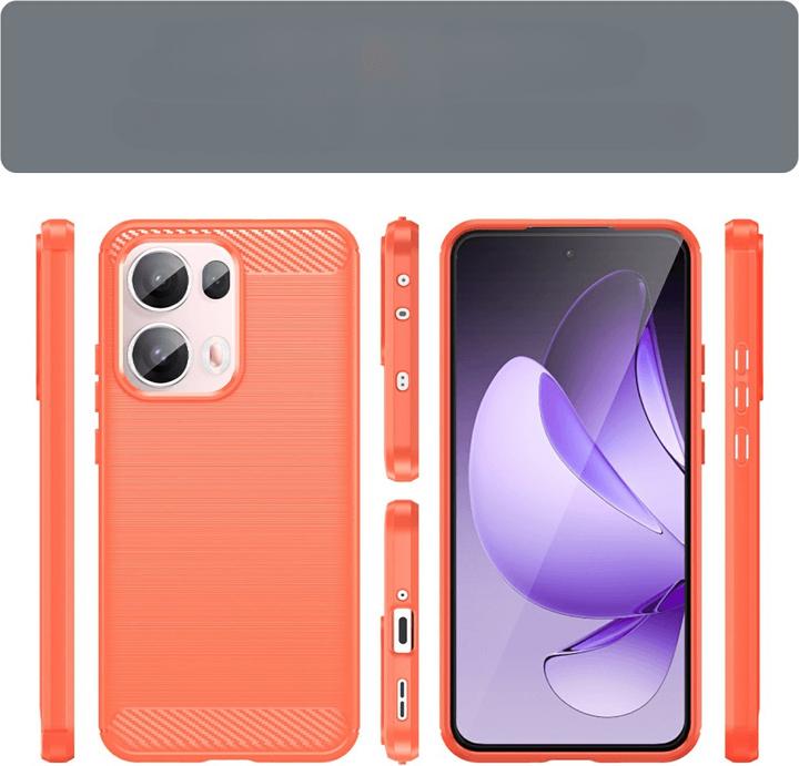Immagine prodotto Cover-Discount OPPO Reno13 Pro 5G - Metall Carbon Look Hülle (Oppo Reno 5G)