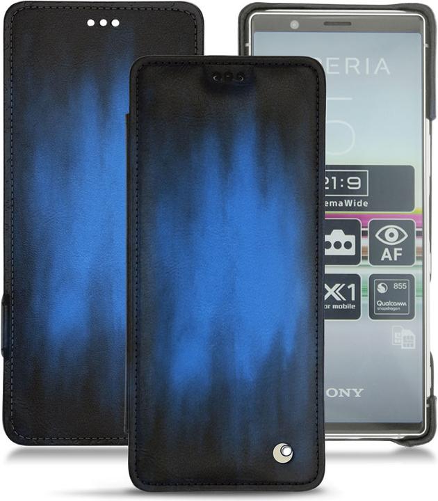 Productafbeelding Noreve Lederen omslag horizontaal (Sony Xperia 5)