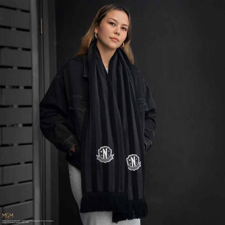 Actual product image Cinereplicas Wednesday: Nevermore Academy Scarf