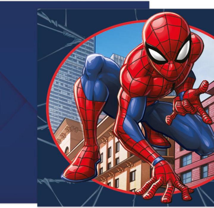 Immagine prodotto Spiderman Invito (6 pz.)