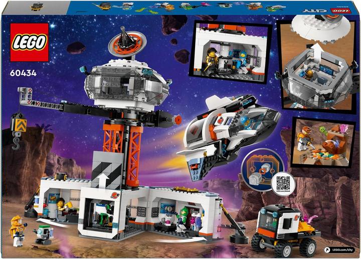 Immagine prodotto LEGO 60434 Base spaziale con rampa di lancio (60434, LEGO City)