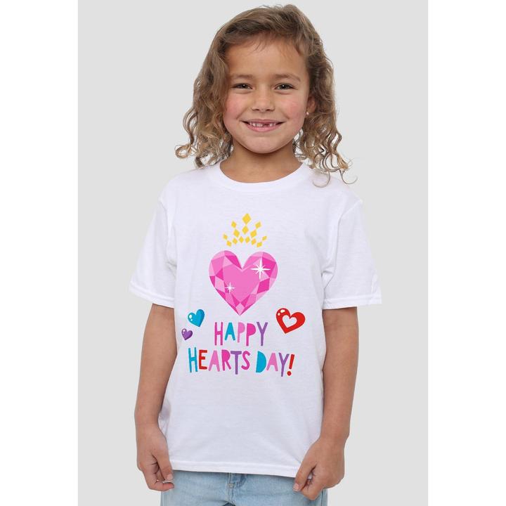 Immagine prodotto Disney Princess Happy Hearts Day Maglietta San Valentino Bambini (140)