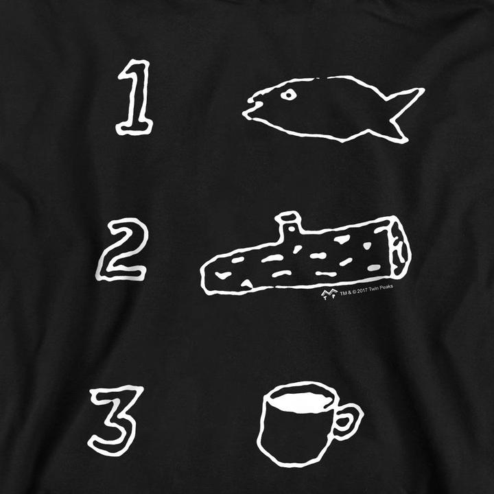 Immagine prodotto Twin Peaks Coffee Log Fish Felpa Adulto Unisex (XL)