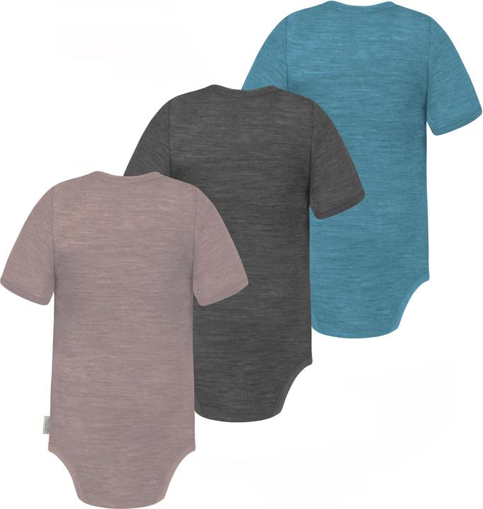 Image du produit Normani Lot de 3 body bébé mérinos manches courtes "Tauranga" - 9295 (68)