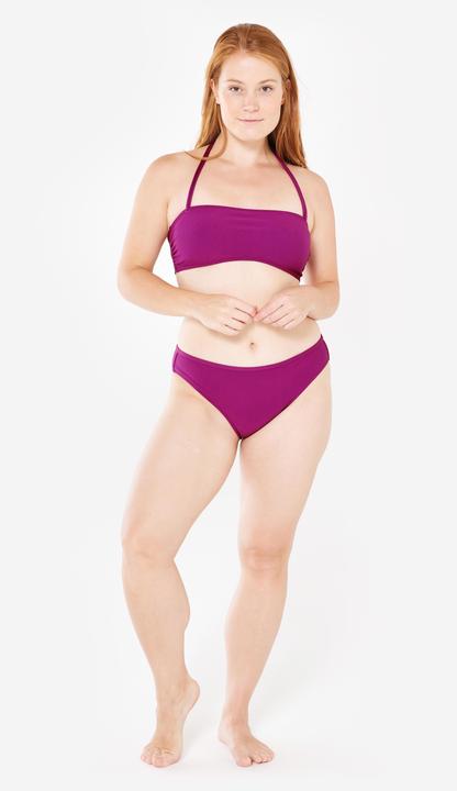 Produktbild Olaian Bikini-Oberteil Bandeau Damen strukturiert Laura violett (80 C)
