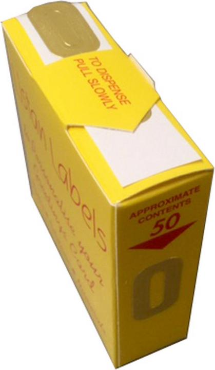Actual product image Listan Labels Self-adhesive labels Numeric 50-pack