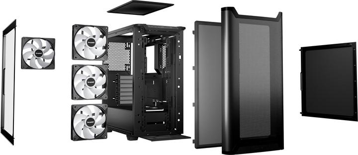 Actual product image be quiet! Pure Base 501 DX (mATX, ATX, Mini-ATX)