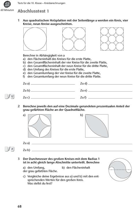 Produktbild Fit in Test und Klassenarbeit – Mathematik 9./10. Klasse Gymnasium (Deutsch, Wolfgang Göbels, 2017)