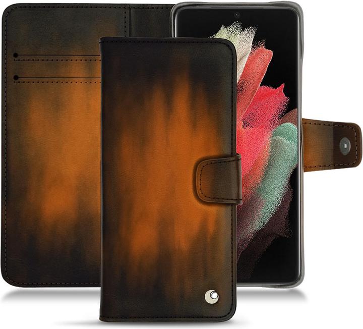 Actual product image Noreve Leather case wallet (Samsung Galaxy S21 Ultra)