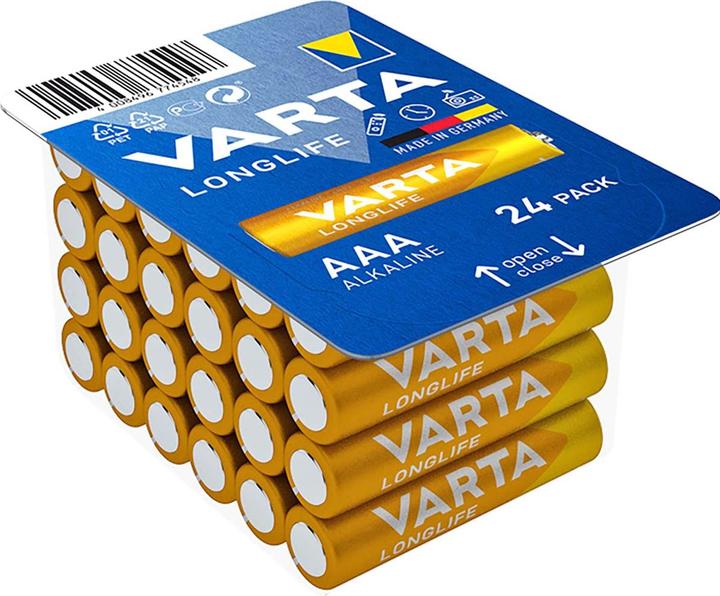 Image du produit Varta Longlife (24 pcs, AAA, 1200 mAh)