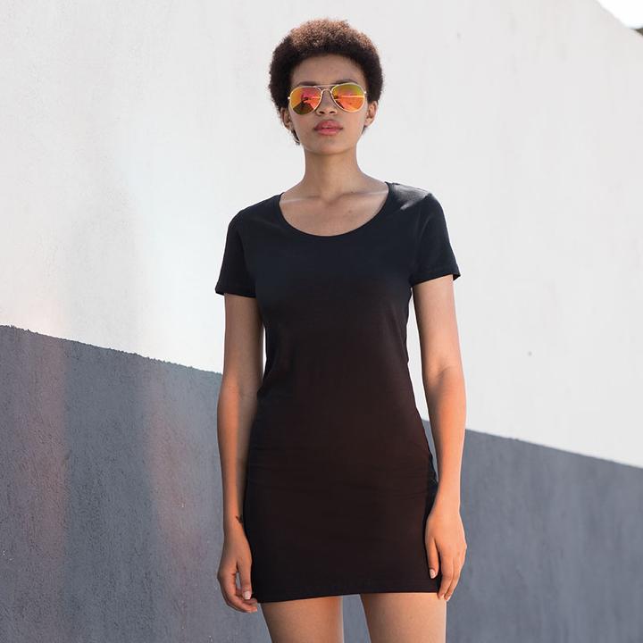 Actual product image Skinni Fit T-shirt dress with round neckline (M)