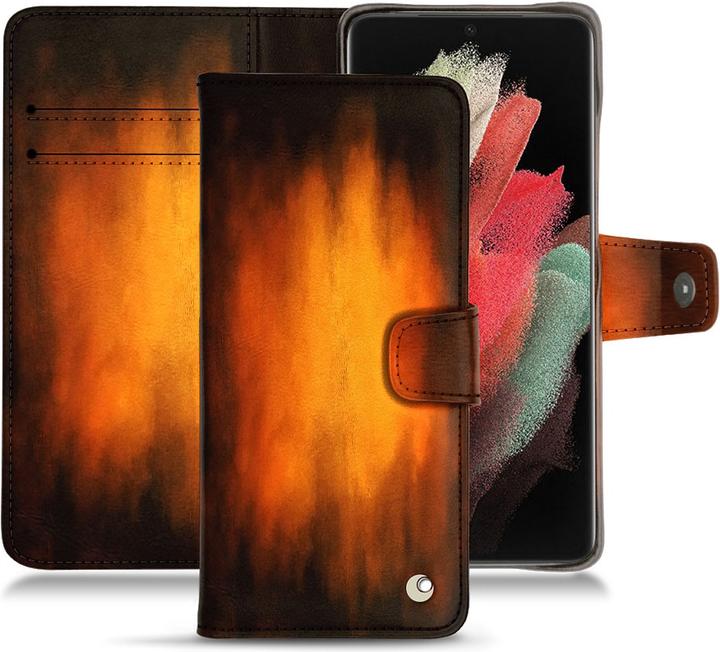 Actual product image Noreve Leather case wallet (Samsung Galaxy S21 Ultra)