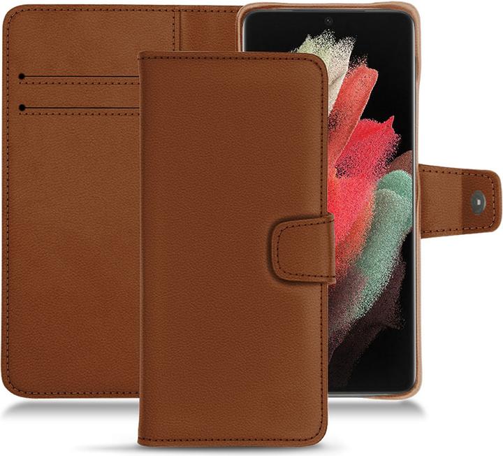 Noreve Lederschutzhülle Wallet (Samsung Galaxy S21 Ultra)