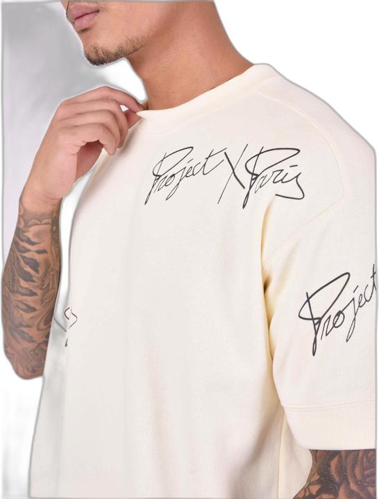 Image du produit Project X Paris t-shirt style maille imprimé logo soft (XS)