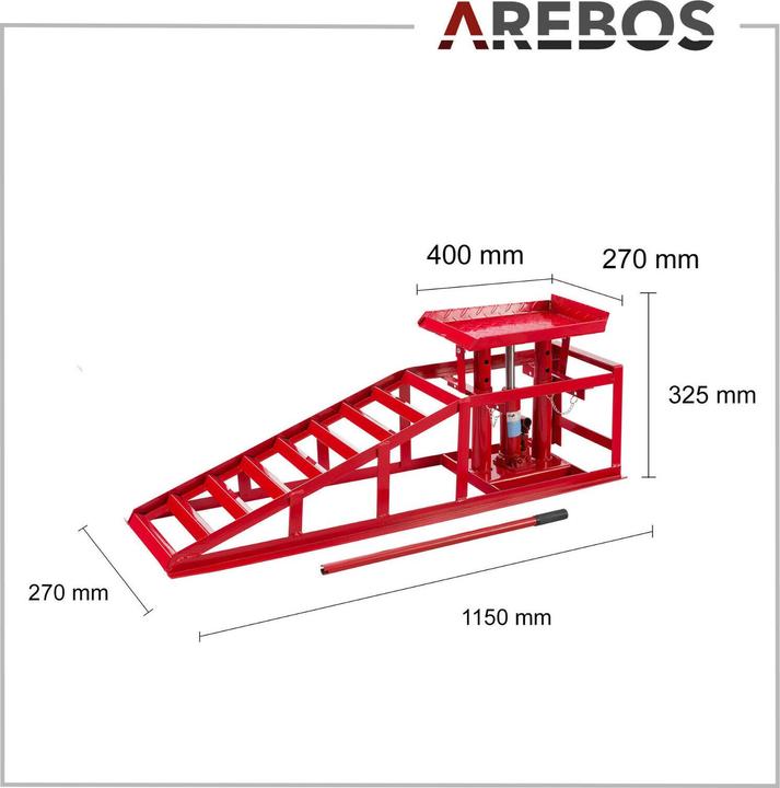Image du produit Arebos Rampe d'accès pour voitures