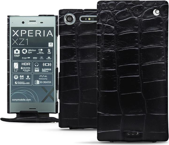 Actual product image Noreve Leather cover vertical (Sony Xperia XZ1)