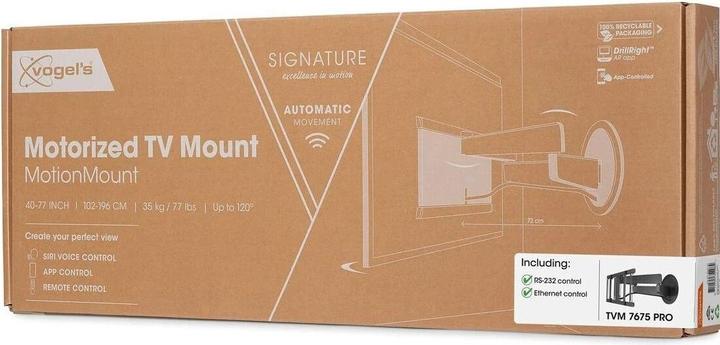 Image du produit Vogels Support mural électrique PIVOTANT TVM 7675 PRO VESA jusqu'à 600x400 mm (Mur, 77", 35 kg)