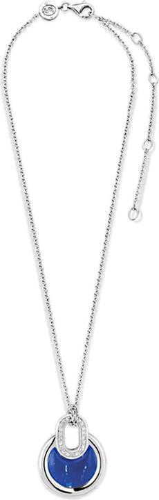 Produktbild Ti Sento Milano Collier mit dunkelblauen Stein 3887BL/42 (925 Sterling Silber, 48 cm)