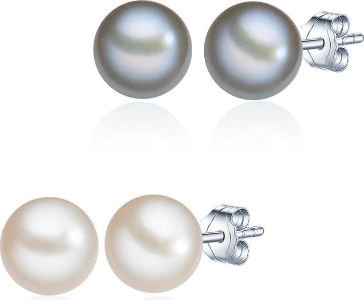 Immagine prodotto Valero Pearls Donna in argento sterling con perle d'acqua dolce coltivate - 3698 (Argento)
