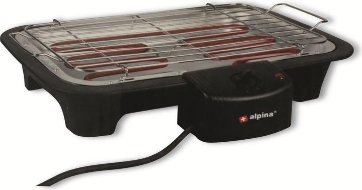 Image du produit Alpina Maschinen Gril électrique de table 2000W noir (2 kW)