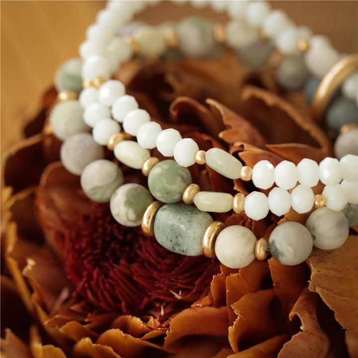 Produktbild Andreani Armband mit echter natürlicher Jade (80 cm, Steine)