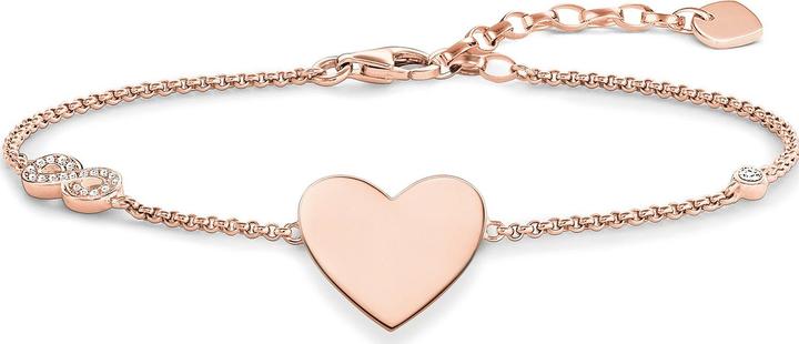 Image du produit Thomas Sabo Bracelet coeur avec infinity (19.50 cm, Argent 925)