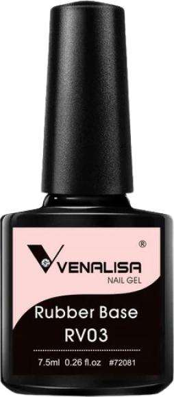 Image du produit Venalisa Base caoutchouc UV/LED (rose pâle, Base coat)