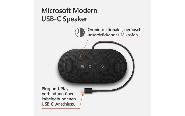 Actual product image Microsoft Modern USB-C Speaker