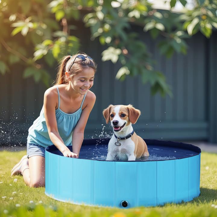 Immagine prodotto Wiltec Fudajo piscina per cani 120x30cm piscina per cani piscina per cani vasca per cani (Piscina per cani)