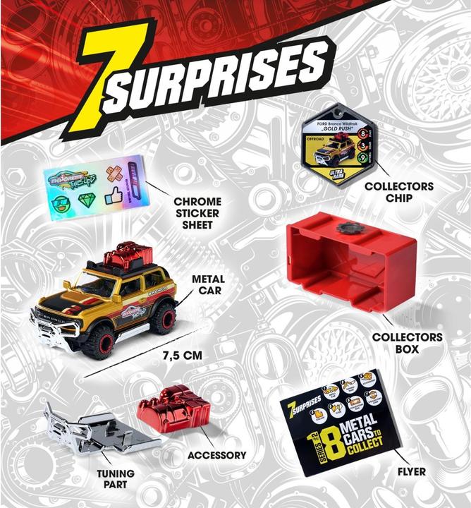 Image du produit Majorette Tune Up's 2 7 Surprises Set
