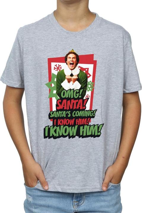 Immagine prodotto Elf OMG Santa Maglietta Ragazzi (140, 146)