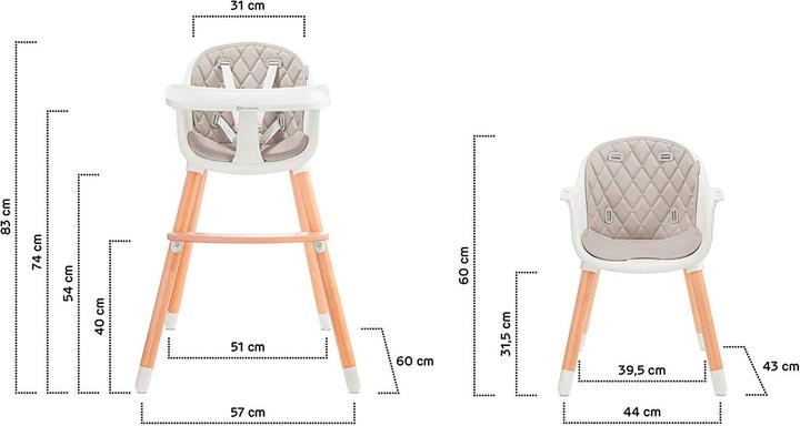 Produktbild KinderKraft Sienna (Hochstuhl)