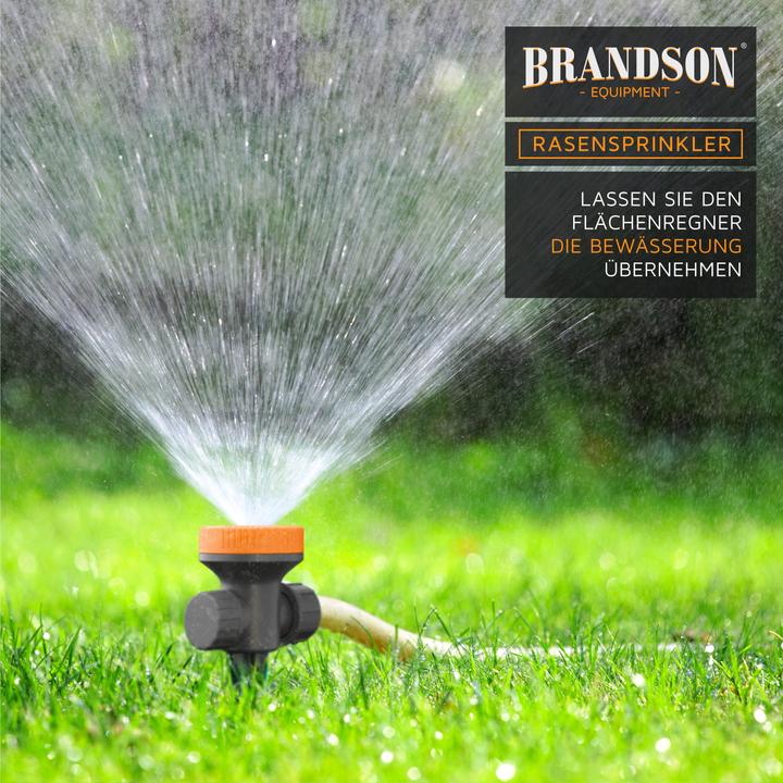 Actual product image Brandson 4x lawn sprinkler 5 compartment, pop-up sprinkler, lawn sprinkler, area sprinkler, garden sprinkler (Pop-up sprinklers)