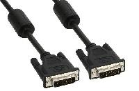 Produktbild InLine Kabel DVI-D - DVI-D 2m schwarz (17772) (2 m, DVI)