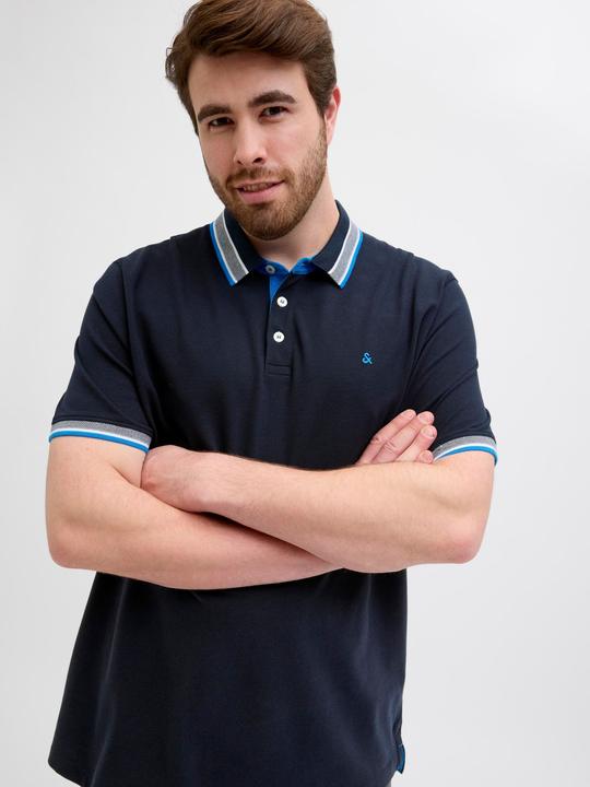 Produktbild Jack & Jones Plus Size Jjepaulos Polo Ss Noos Pls (8XL)