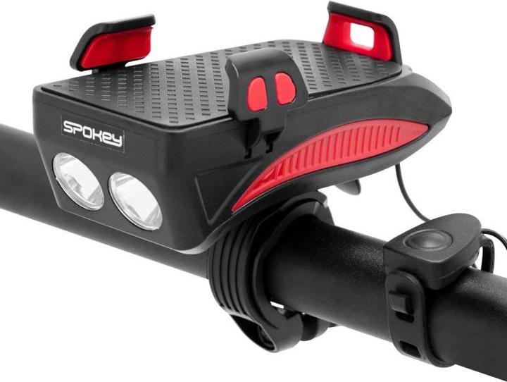 Produktbild Spokey Fahrradlampe mit Smartphone-Halterung HOLDI (400 lm)
