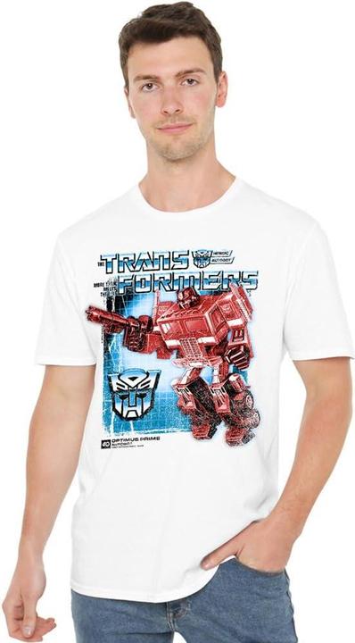 Immagine prodotto Transformers Maglietta 40° Optimus Prime Scatola Uomo (4XL)