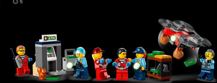 Actual product image LEGO Bank robbery with car chase (60317, LEGO City)