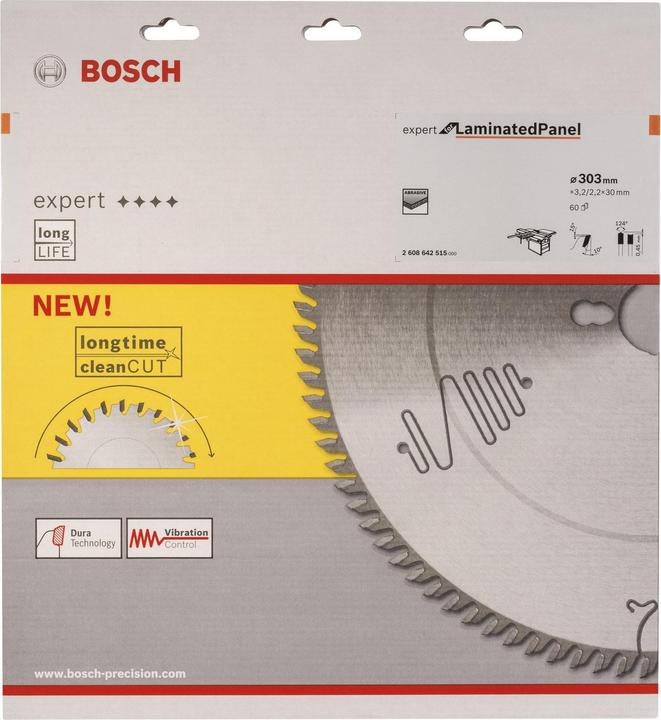 Image du produit Bosch Professional Zubehör Lame de scie circulaire Expert for Laminated Panel, 303 x 30 x 3,2 mm, 60